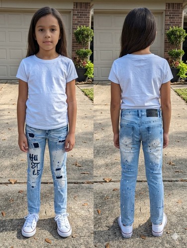 Encrypted girls size - 8, hustle
