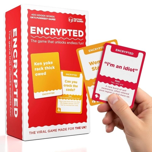 Encrypted party game - encrypted, game,