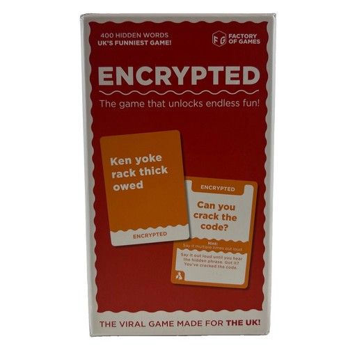 Encrypted party game - encrypted,