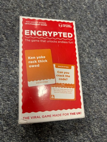 Encrypted edition card - uk,