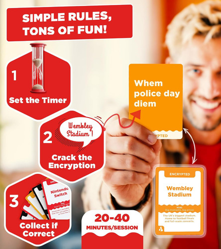 Encrypted party game - party, game,