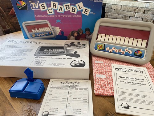 Vtg 1987 scrabble encrypted - tv,