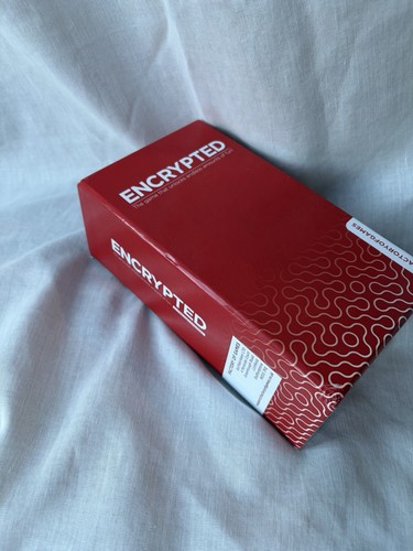 Encrypted card game - card,