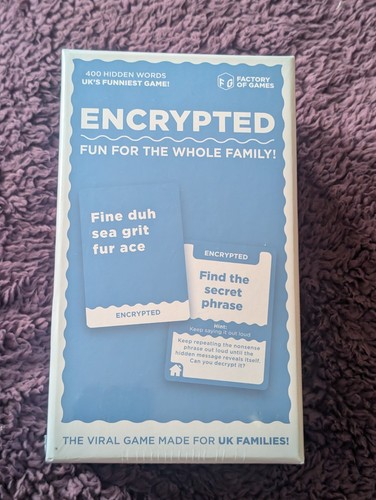 Encrypted card game - game, uk